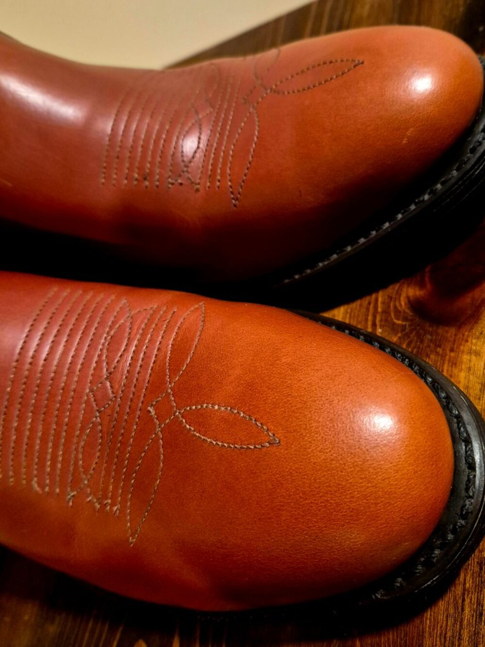 Double H Steel Toe Cowboy Boots 10.5 EE - Picture 2 of 5